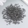 Glass glass 11/0 "cylinder. Silver gloss" 10 g