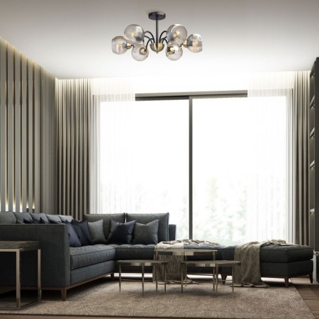 Hamburg chandelier, size 60x28x60 cm, 240W 6xe27 IP 20-2