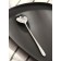 Spoon of stainless steel magistro Elegance, length 20.5 cm, suspension, thickness 2 mm, silver color
