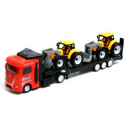 Truck inertial "Avtovos", with 2 tractors, color mix-6