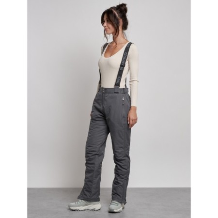 Semi -combinezone female ski insulated, size 44, gray color-1