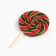 Lollipop Toy Disk "Happy New Year" Taste Cherry 30 g