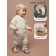 Sweater Children's Knitted Amarobaby Warm, height 74 cm, milk color