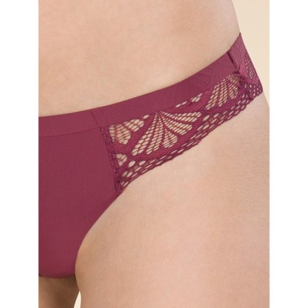 Female cowards, size 48, burgundy color-2