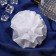 Hair elastic band Bant "Schoolgirl" wave cage, d-9 cm, white