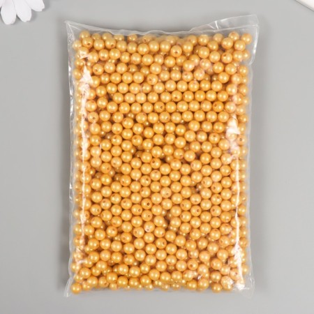 A set of beads "Pearls" d 8 mm, 250 grams, light beige-2