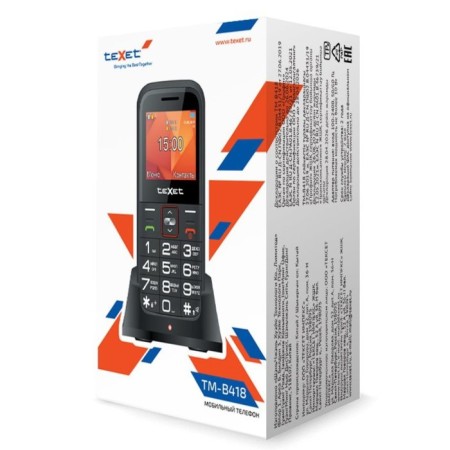 Cell phone Texet TM-B418 Red-3