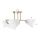 Olana chandelier 3he27 40W gold 43x43x18 cm Bayerlux