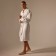 Waffle waffle dress Sl Home: Waffle "Blanc de Blanc", size M, 100% cotton, 320 g/m2