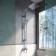 Shower system IDDIS BILD, with the upper leaf, chrome