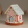 Souvenir Polystone Light "Gingerbread House with Greens" Sephire 12.5x12.5x12.5 cm