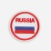 Thermal appliance "Russia", d = 6 cm, white/tricolor color