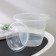 Pot for orchids with a pallet, 1 l, the color is transparent