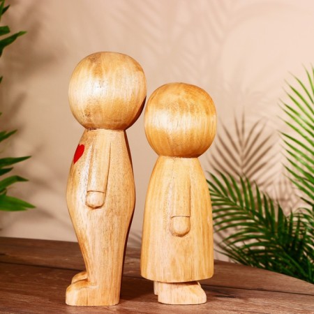 Abstraction "love" wood (set 2 pcs)-2