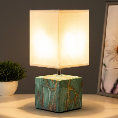 Safari table lamp E27 40W azure 12.5x12.5x29 cm Risalux-1