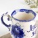 Mug "Morning. Best wife", gzhel, porcelain, 11x12 cm