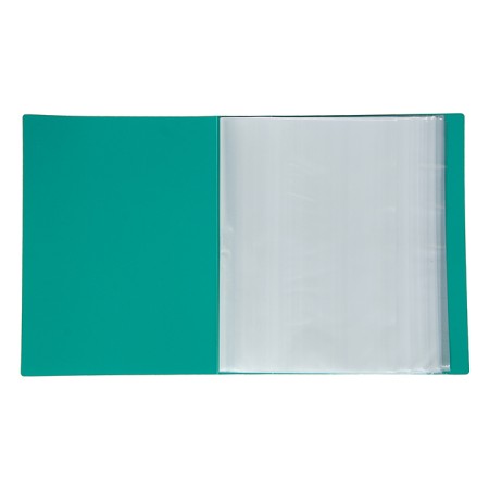 Folder with 100 A4 inserts, 700 μm, calligrata, texture "sand", green-1