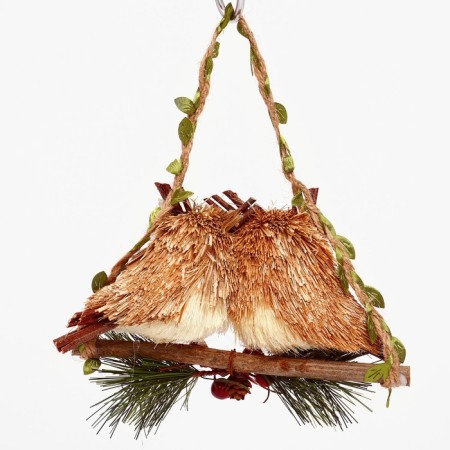 Decorative suspension "Owls on the branch" 7 × 22.5 × 22 cm-3