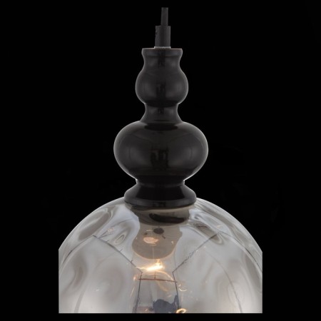 STL LUCE Sus. SL374.413.01. Bacineto. 1x40 W, E27, 20x20x28 cm, black color-6