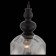 STL LUCE Sus. SL374.413.01. Bacineto. 1x40 W, E27, 20x20x28 cm, black color