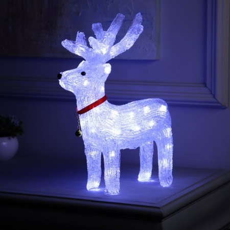LED figure "Olenenok" 28 × 36 × 18 cm, acrylic, 40 LED, 220 V, glow of white