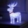 LED figure "Olenenok" 28 × 36 × 18 cm, acrylic, 40 LED, 220 V, glow of white