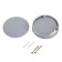 Excuse Maunfeld MPA 50, flat, 420 m3/h, 3 speeds, 50 cm, white