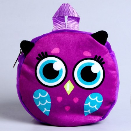 Baby backpack "Wise owl", 18x18 cm-1