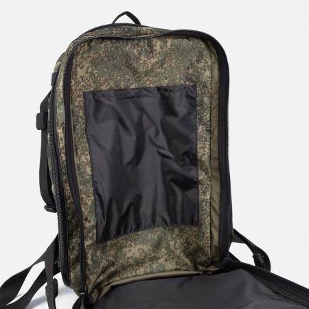 Tactical backpack, TAIF, 45 l, lightning department, 2 outer pockets, camouflage color/green-7