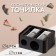 Cosmetic sharpener, double, black color