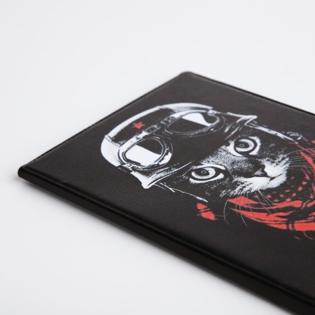 Cover for passport, black color-2