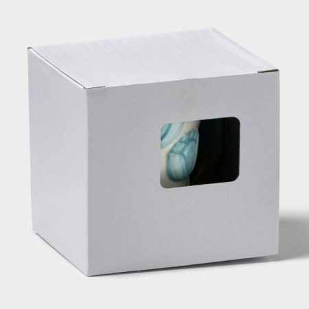 Mug 350 ml "tulip" blue flower-2