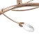 Rafael chandelier 2x60W E27 gold 48x16x22.5cm