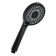 Set of showerrex Zein Z3558, upper on the hinges d = 22 cm, manual 5 modes d = 12 cm, black