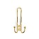 Furniture tundra hook TKT002 Light, three -rod, gold