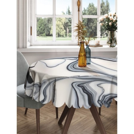 The tablecloth “Skinali marble”, round, Saten, d = 150 cm