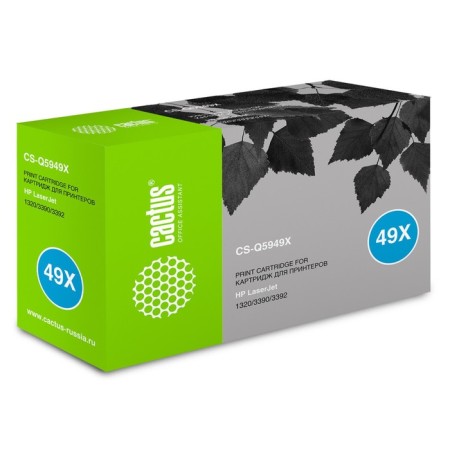CACTUS CSTUS CS-Q5949X Q5949X, for HP LJ 1320/3390/3392, 6000 pages, black color-1