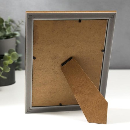 Photo frame plastic 15x20 cm "Valentine" Golden with a gold drawing 23x18 cm-3