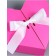 Self -assembly heart, 17 x 17 x 6 cm, pink