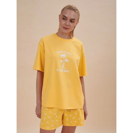 Female set, size l, yellow color