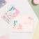 Postcard "With the birth of my daughter!" Congrev, embossing, stork, 12.5 x 19.4 cm