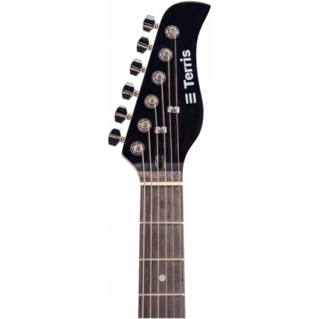Terris TSS-039 BK electrihitara, Super Strand, HSS, Black Color-1