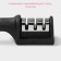 Carpet for knives with polishing the shares "Rhythm", 21 × 5 × 6 cm, black color