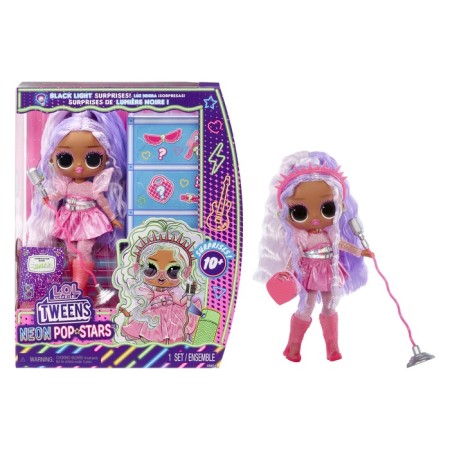 Tweens Neon Kitty doll with L.O.L. accessories Surprise! 43553