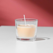 Anti -aromatic candle in a glass of Alania 