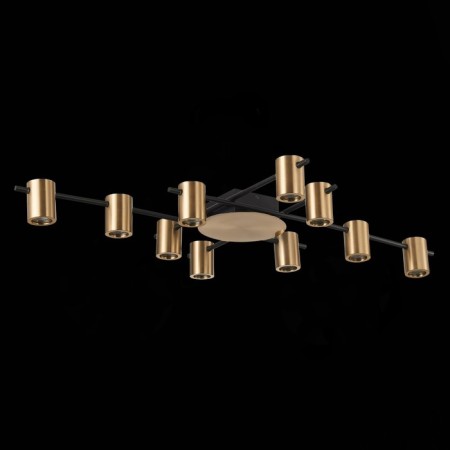 Ceiling lamp ST LUCE. SL1207.402.10. Veroli. 10x7 W, GU10, 101x65x11 cm, black color-1