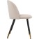 GABI Metal Metal Metal Carcass/velor, black/beige 49x53x79 cm
