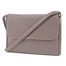 Women's bag B2749-24111, dark beige color, artificial leather, 26x7x21 cm