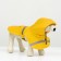 Dog raincoat, size XL (DS 30-35, OG 38-43, Osh 26-31 cm), yellow