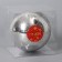 Ball plastic d-11.5 cm "Vintage" silver